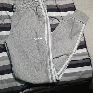 Gray Adidas joggers